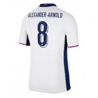 Camisa de Futebol Inglaterra Alexander-Arnold #8 Equipamento Principal Europeu 2024 Manga Curta